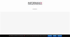 Desktop Screenshot of informaxx.de