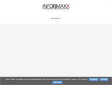 Tablet Screenshot of informaxx.de